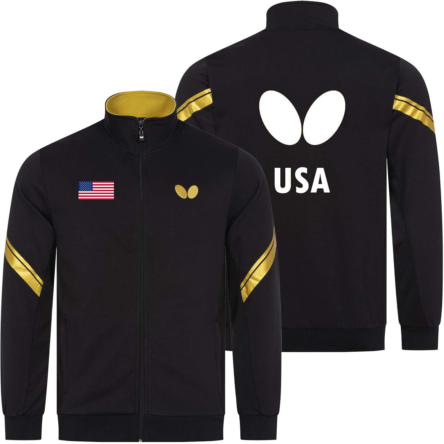 Butterfly USA Team 25 Tracksuit - Jacket - Front/Back